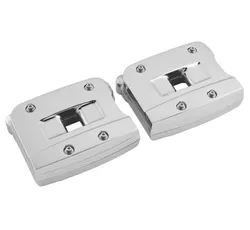 BC Chrome Rocker Box Cover and Gasket Set for Harley Evolution Big Twin