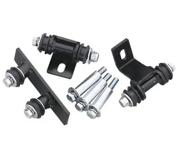 BC Flatside Gas Petrol Fuel Tank to Fatbob Frame Mounting Kit