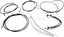 Magnum XR Clutch Brake Cable Kit Black w Chr for 15-17in. ABS