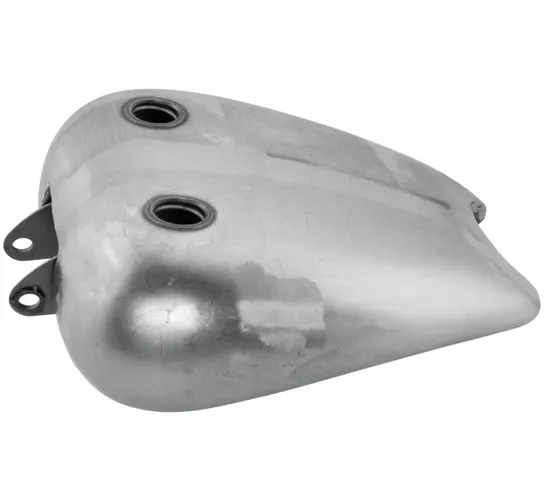 BC Stretched Gas Petrol Fuel 1PC Tank 4 Gal Dual Cap for Harley Sportster 1