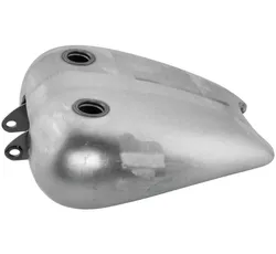 BC Stretched Gas Petrol Fuel 1PC Tank 4 Gal Dual Cap for Harley Sportster