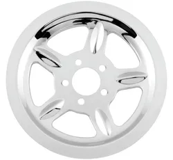 BC Chrome Rear Wheel Drive Belt Pulley Cover With Hardware for Harley Sportster