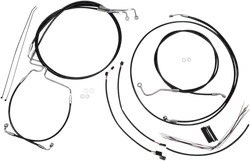 Magnum XR Clutch Brake Cable Kit Black w Chr for 12-14in. ABS