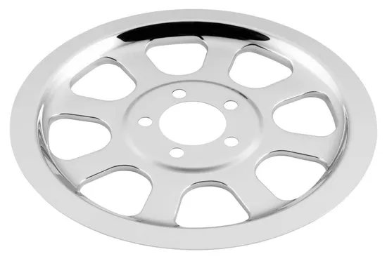 BC Chrome Rear Wheel Drive Belt Pulley Cover for Harley Softail FXST FLST