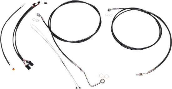 Magnum XR Clutch Brake Cable Kit Upper Black w Chr for 12-14in. ABS