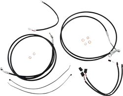 Magnum XR Clutch Brake Cable Kit Upper Black w Chr for 15-17in. ABS