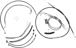Magnum XR Clutch Brake Cable Kit Black w Chr for 12-14in. ABS