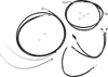 Magnum XR Clutch Brake Cable Kit Upper Black w Chr for 15-17in. ABS