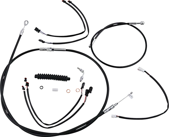 Magnum XR Clutch Brake Cable Kit Upper Black w Chr for 15-17in. ABS