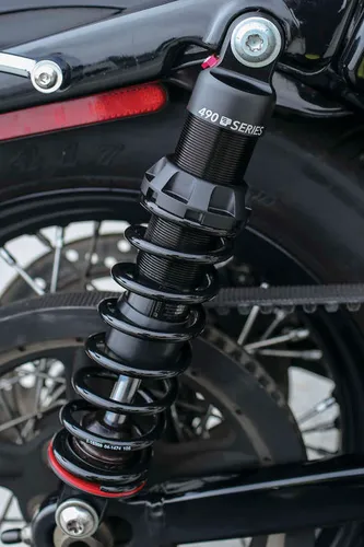 Progressive 490 Series Monotube Rear Shock Damper 12in Black Heavy Duty 4