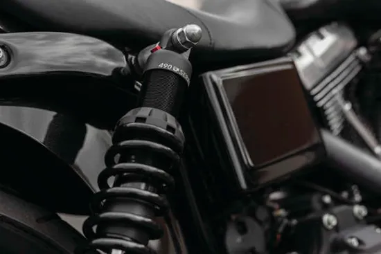 Progressive 490 Series Monotube Rear Shock Damper 14in Black Heavy Duty 5