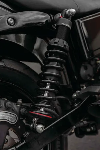 Progressive 490 Series Monotube Rear Shock Damper 14in Black Heavy Duty 4