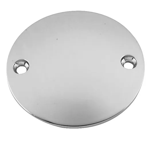 BC Chrome Ignition Timing Cover Protector Domed Harley Evo Big Twin Sportster 1