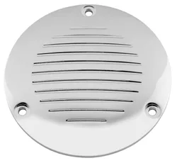 BC Chrome Outer Primary Clutch Derby Cover 3 Hole Grooved for Harley Big Twin