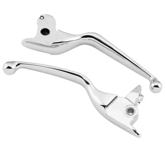 BC Chrome Brake And Clutch Hand Lever Set for Harley Sportster 883 1200 1