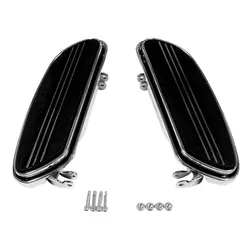 BC Chrome Front Driver Floorboard Kit 1.5" Extended for Harley Softail Touring