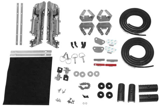 BC Complete Saddlebag Latch Kit Hardware 2