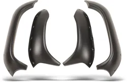 Maier Flat Black Polyethylene Extended Fender Flares +2 4p