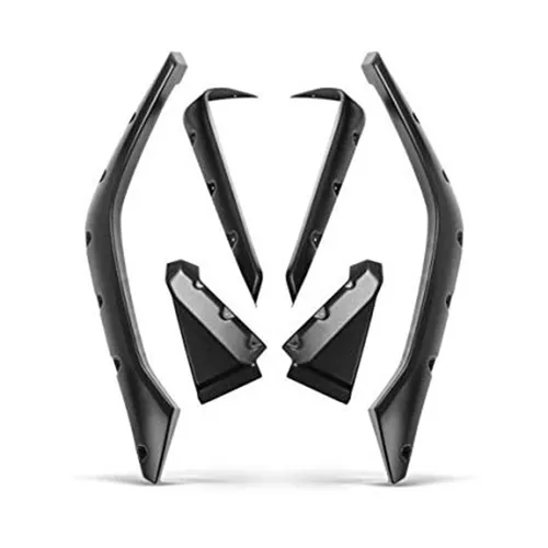 Maier Stealth Black Front Rear Fender Flare Guard Set 6pc 3