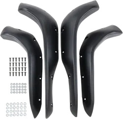 Maier Textured Black Extended Fender Flares +2in 4pc