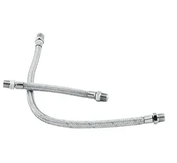 BC Braided Steel Rocker Box Oil Line Hose Set