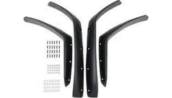 Maier Textured Black Polyethylene Extended Fender Flares +2" 4pc