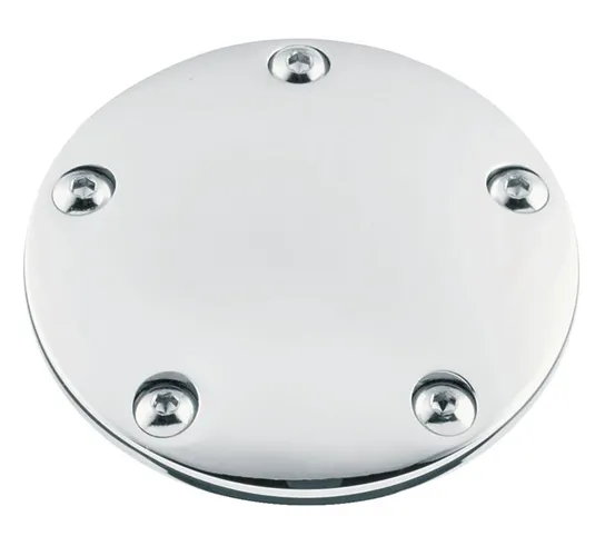 BC Chrome Ignition Timing Cover Protector Domed for Harley Twin Cam