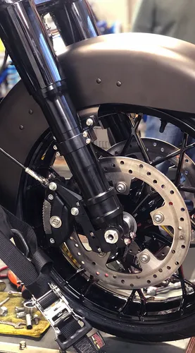 Alloy Art Black 49mm Lower Front Fork Leg Pair ABS only 1