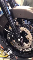 Alloy Art Black 49mm Lower Front Fork Leg Pair ABS only