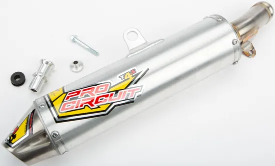 Pro Circuit Brushed T4 Slip On Muffler
