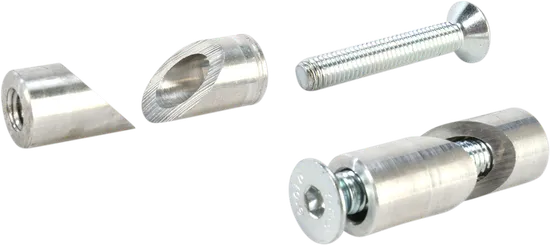 Moose Racing Silver 7/8in Twinall Handguard Outer Mount