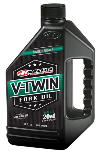 Maxima V Twin 20W Fork Oil 1 Quart Liter