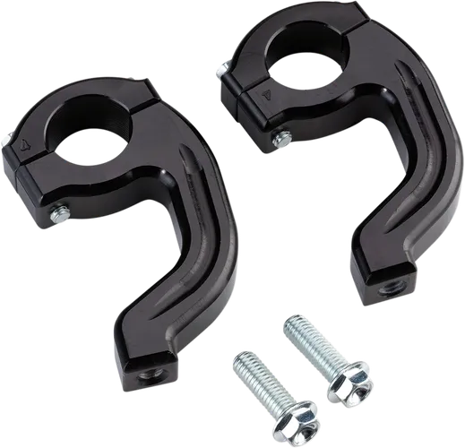 Moose Racing 1 1/8in Black Pro Taper Aluminum Handguard Clamp