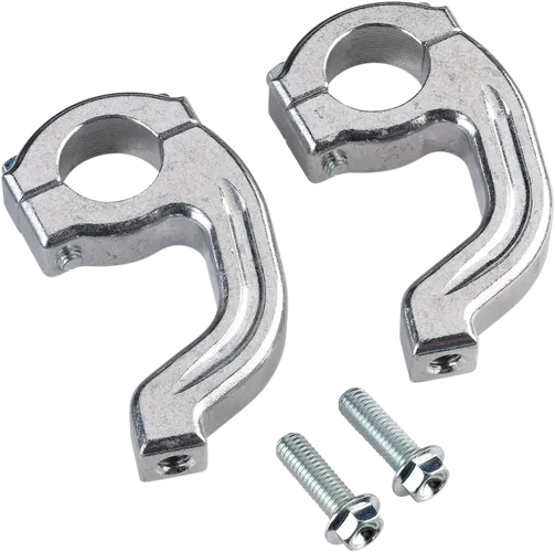 Moose Racing 1 1/8in Silver Pro Taper Aluminum Handguard Clamp