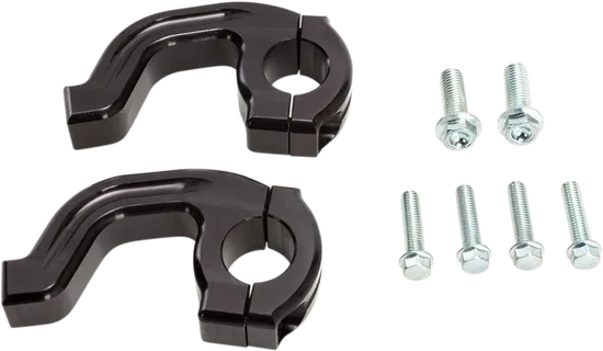 Moose Racing 7/8in Black Aluminum Handguard Clamp