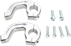 Moose Racing 7/8in Silver Contour Aluminum Handguard Clamp