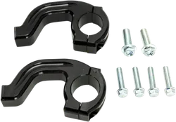 Moose Racing 1 1/8in Black Aluminum Contour Handguard Clamp
