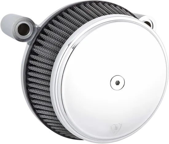 Arlen Ness Big Sucker Stage 1 Air Filter Kit w Cover Smooth Chrome 1