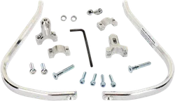 Moose Universal Silver 1 1/8in Aluminum Handguards