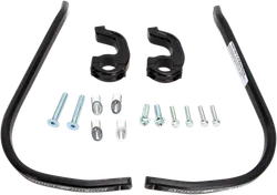 Moose Black 1-1/8 Contour Handguards Black