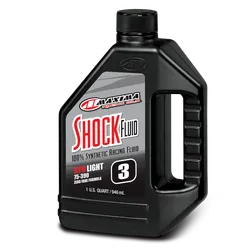 Maxima Racing Light Shock Suspension Oil Fluid 1 Quart Liter 3W