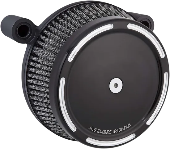 Arlen Ness Big Sucker Stage 1 Air Filter Kit w Cover Slot Track Black 1
