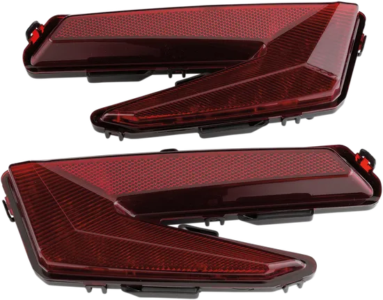 Moose Utility LED Tail Lights Red Lens Left Right Pair