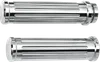 Pro One Chrome Bar Milled Billet Aluminum Grip Pair