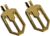 Pro One Gold Moto V2 Billet Aluminum Footpeg Pair