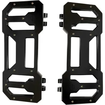 Pro One Black Aluminum Floorboard Pair