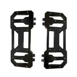 Pro One Black Aluminum Floorboard Pair