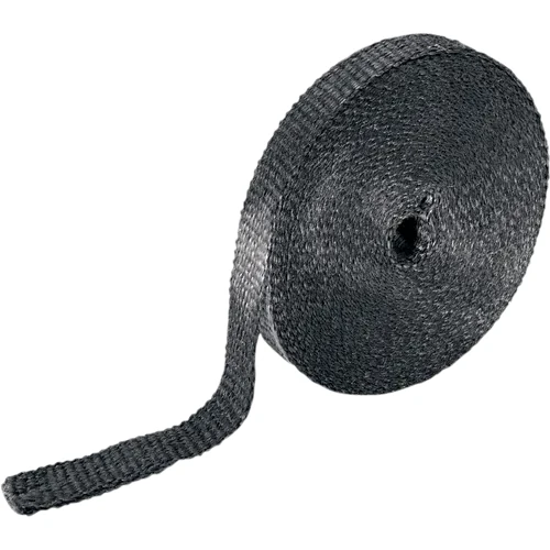 Moose Black Fiberglass Pipe Header Manifold Exhaust Wrap 1x50' 3