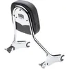 Cobra Chrome Steel Tall Detachable Backrest Kit w Medium Pad