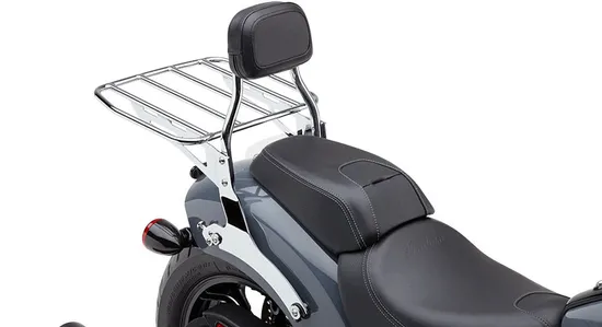 Cobra Chrome Detachable Backrest Kit